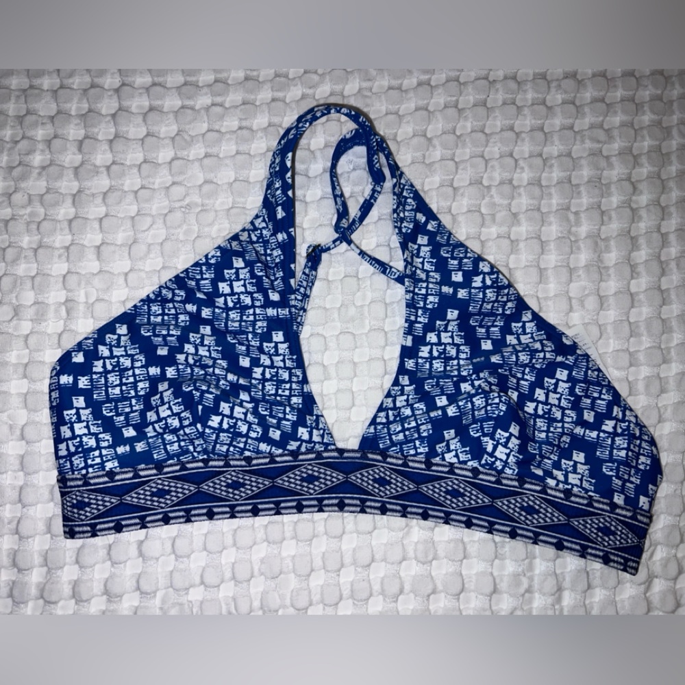 Rip curl bikini top blue size large